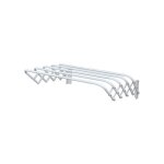 Etendoir mural 5m acier blanc msv Etendoir mural 5m acier blanc msv