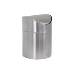 Poubelle à bascule de table ou cosmétique 1, 5l inox msv Poubelle à bascule de table ou cosmétique 1, 5l inox msv