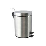 Poubelle à pédale inox 5l inox satiné msv Poubelle à pédale inox 5l inox satiné msv