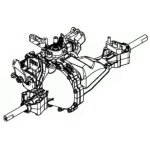 Transmission hydrostatique original tracteur de pelouse mtd 618 - 07144