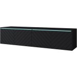 Muebles slavic - meuble tv lowboard d 140 cm, meuble de télévision avec éclairage led, meuble de télévision ... Muebles slavic - meuble tv lowboard d 140 cm, meuble de télévision avec éclairage led, meuble de télévision ...