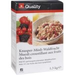 Muesli croquant tgq aux fruits des bois 1, 5 kg - flocons d'avoine et de bl