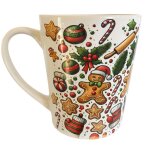Mug conique pain d�pices de no�l