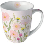 Mug fleurs des champs en porcelaine fine 400 ml
