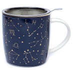 Mug et infuseur � th� en porcelaine astrologie