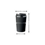 Mug isotherme premium avec vos propres graphiques imprims photo beige kt176