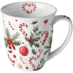 Mug de noël en porcelaine fine Mug de noël en porcelaine fine