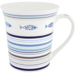 Mug en porcelaine sardines