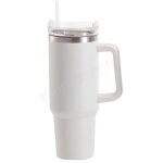 Mug thermique inox 1200ml avec paille et couvercle tanche