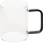 Mug en verre avec une anse color�e, 200 ml