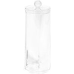 Multi floor distributeur de cotons, transparent, 6. 7 x h19. 6 cm