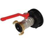 Raccord s60x6 - vanne 1 / 4 de tour laiton et raccord express