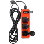 Multiprise tanche 3 prises 16a 2p + t + usb zenitech