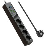 Multiprise parasurtenseurs usb 4 prises avec 4 ports usb a + 2 ports usb c chargeur multiprises parafoudre ...