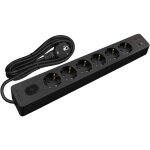 Multiprise seldur g6th12s, 6 prises type f + interrupteur, usb a + c charge rapide 20w, noir, câble 1. ... Multiprise seldur g6th12s, 6 prises type f + interrupteur, usb a + c charge rapide 20w, noir, câble 1. ...