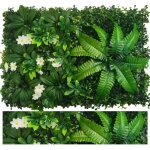 Mur v�g�tal artificiel, haie artificielle, cl�ture brise - vue avec protection uv, toile de fond en verdure ...