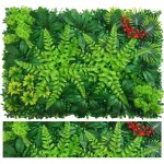 Mur v�g�tal artificiel, haie artificielle, cl�ture brise - vue avec protection uv, toile de fond en verdure ...
