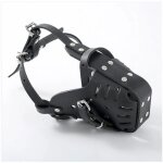 Museli�res pour animaux de compagnie, cuir fait �, chiens taille moyenne et grande, berger allemand doberman, ...