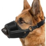 Muselière pour chiens grands / moyens, polyester, taille xl, noir Muselière pour chiens grands / moyens, polyester, taille xl, noir