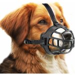 Muselière pour chien, museau, muselière panier pour petits, moyens et grands chiens avec sangles réglables ... Muselière pour chien, museau, muselière panier pour petits, moyens et grands chiens avec sangles réglables ...