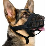 Museli�re pour chien, museli�re en silicone pour petits, moyens et grands chiens, museli�re en cage souple ...
