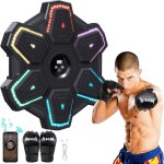 Music boxing machine de boxe bluetooth avec musique, cible murale led avec 9 modes de vitesse et mode ...