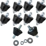 Mute block m8 pour climatisation pieds anti - vibration avec crou et rondelle lot de 8 mute blocks m8 ...