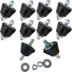 Mute block m8 pour climatisation pieds anti - vibration avec �crou et rondelle lot de 8 mute blocks m8 ...