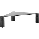 Mywall - my wall ht40l rhausseur de moniteur plage d'altitude: 34  124 mm noir r727172