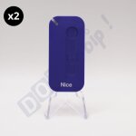 Mygo2fm - lot de 2 tlcommandes 2 canaux pour portails et portes de garage - technologie o - code - ...