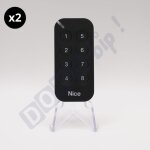 Mygo8 - lot de 2 tlcommandes 8 canaux pour portails et garages - remplace on9e - compatible o - code ...