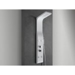 Nala - colonne de douche hydromassage en abs verni en poudre blanche mat Nala - colonne de douche hydromassage en abs verni en poudre blanche mat