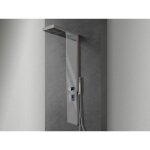 Nala - colonne de douche hydromassage avec trois fonctions en acier brillant Nala - colonne de douche hydromassage avec trois fonctions en acier brillant