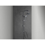 Nala - colonne de douche modéle pont avec pommeau douche cervical circulaire Nala - colonne de douche modéle pont avec pommeau douche cervical circulaire