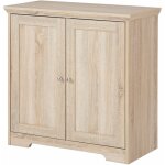 Buffet en bois massif 2 portes vitr�es ? 3 tiroirs ? style maison de campagne moderne ? inserts � gaz ...