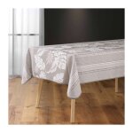 Nappe antitache imprim� 'ambrine' 150x240cm naturel