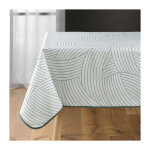 Nappe antitache imprim� 'linea' 150x150cm blanc