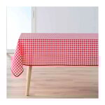 Nappe antitache imprim�  vichy  150x240cm rouge