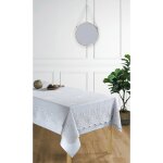 Nappe antitache + surnappe en dentelle  style vintage  toutes dimensions - nappe + surnappe gris - nappe ...