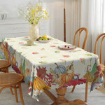 Nappe d'automne, nappe de thanksgiving, nappe imperm�able d�corative pour l'automne, nappe de thanksgiving ...