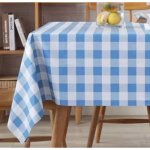 Nappe � carreaux italiens bleus 140 x 240 cm carreaux italiens parisiens blanc bleu
