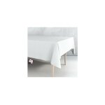 Nappe cir�e blanche lisse en rouleau 140cm x 25m exma