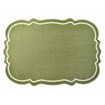 Nappe en coton verte 48x33
