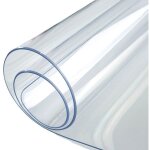 Nappe cristal transparente, �paisse, diff�rentes dimensions ronde ou rectangulaire, protection table ...