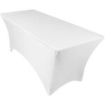 Nappe extensible pour table rectangulaire - - ivoire