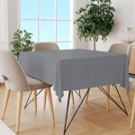 Nappe grise cozy home & living 140x260 cm - classiquement �l�gante, d�corative et de haute qualit�, id�ale ...