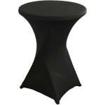 Nappe housse lavable nappe mange debout ronde protection pour bar table de banquet de mariage table cocktail ...
