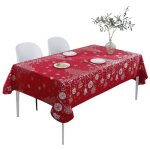 Nappe de no�l ? imperm�able ? 100% polyester ? anti - taches et lavable ? festifs de no�l - 300 x 150 ...