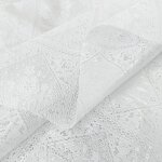 Nappe en plastique brod�e effet dentelle broderie 3d couverture table cuisine anti taches disg - 137x140 ...