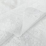 Nappe en plastique brod�e effet dentelle broderie 3d couverture table cuisine anti taches disg - 137x240 ...